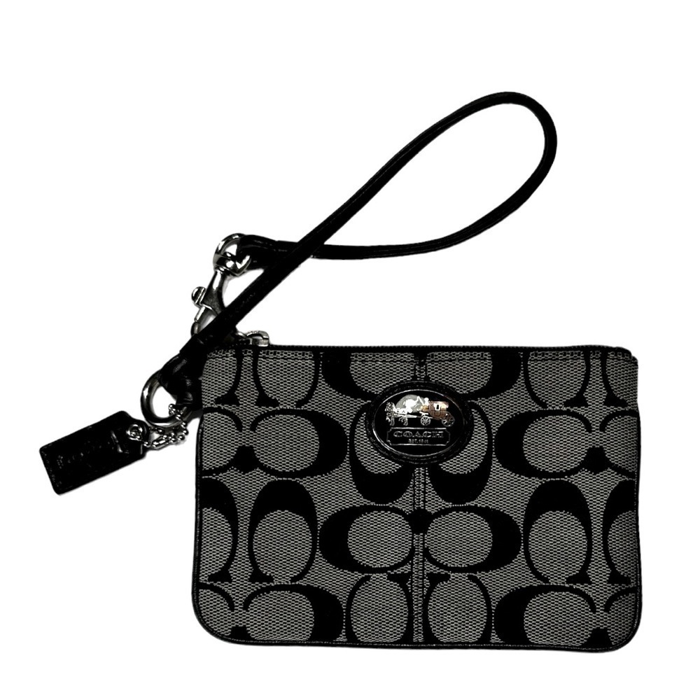 Coach Signature C Logo Wristlet